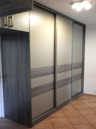 Vestavěná skříň Rigoleto stříbrné 04
